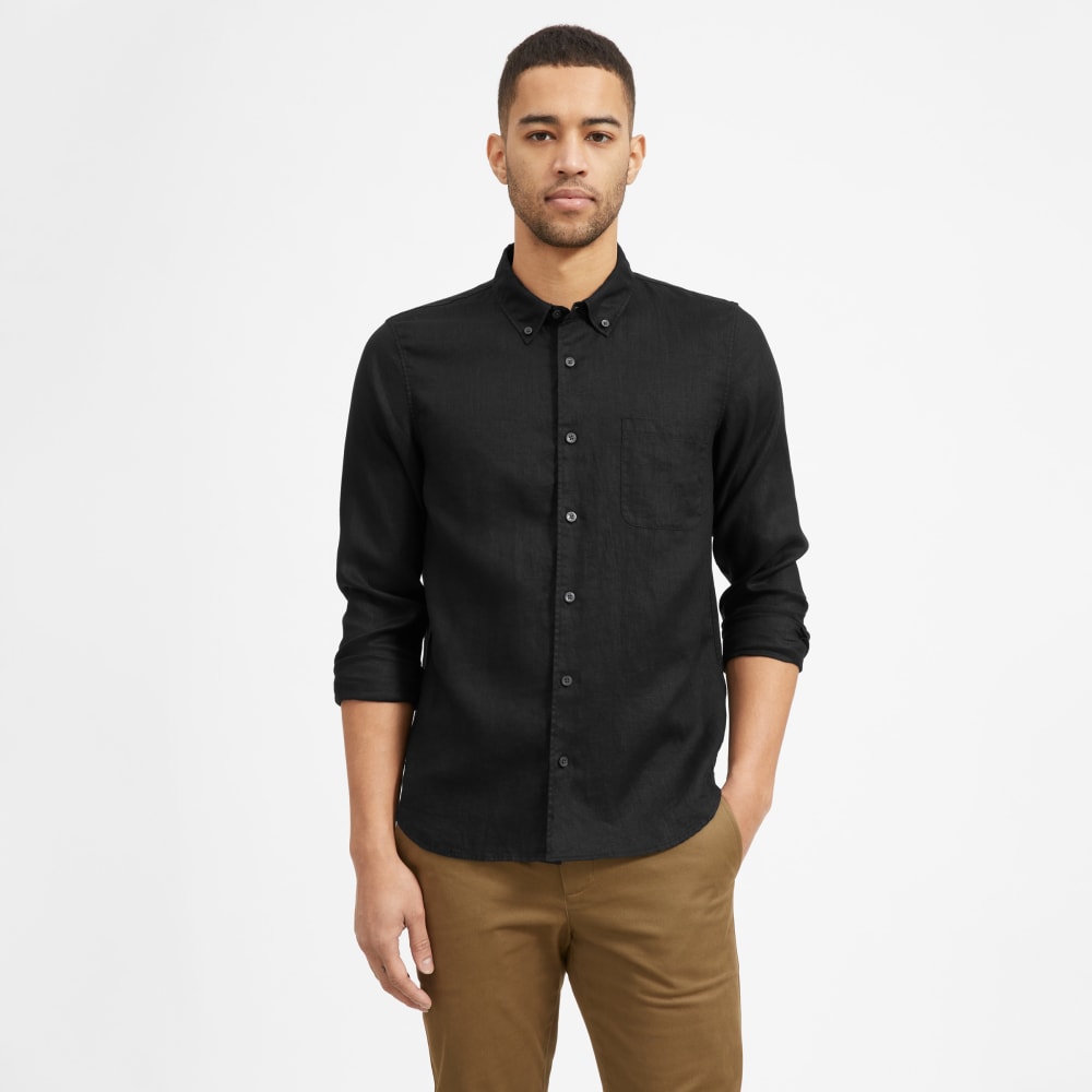 The Classic Shirt in Linen | Black