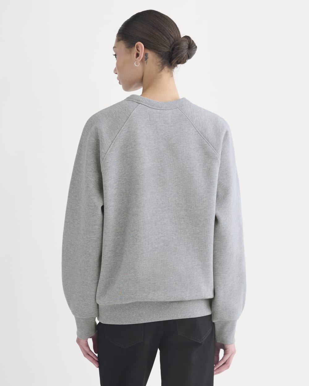 Luxe Fleece Raglan Crewneck | Vintage Heather Grey