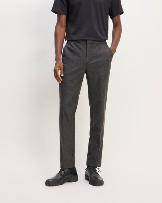 The Wool Flannel Pant | Heather Charcoal