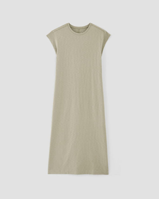 The Muscle Tee Midi Dress | Seagrass