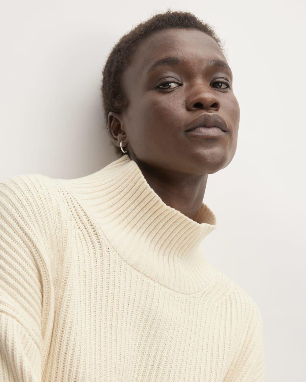 The Organic Cotton Ribbed Turtleneck | Canvas
