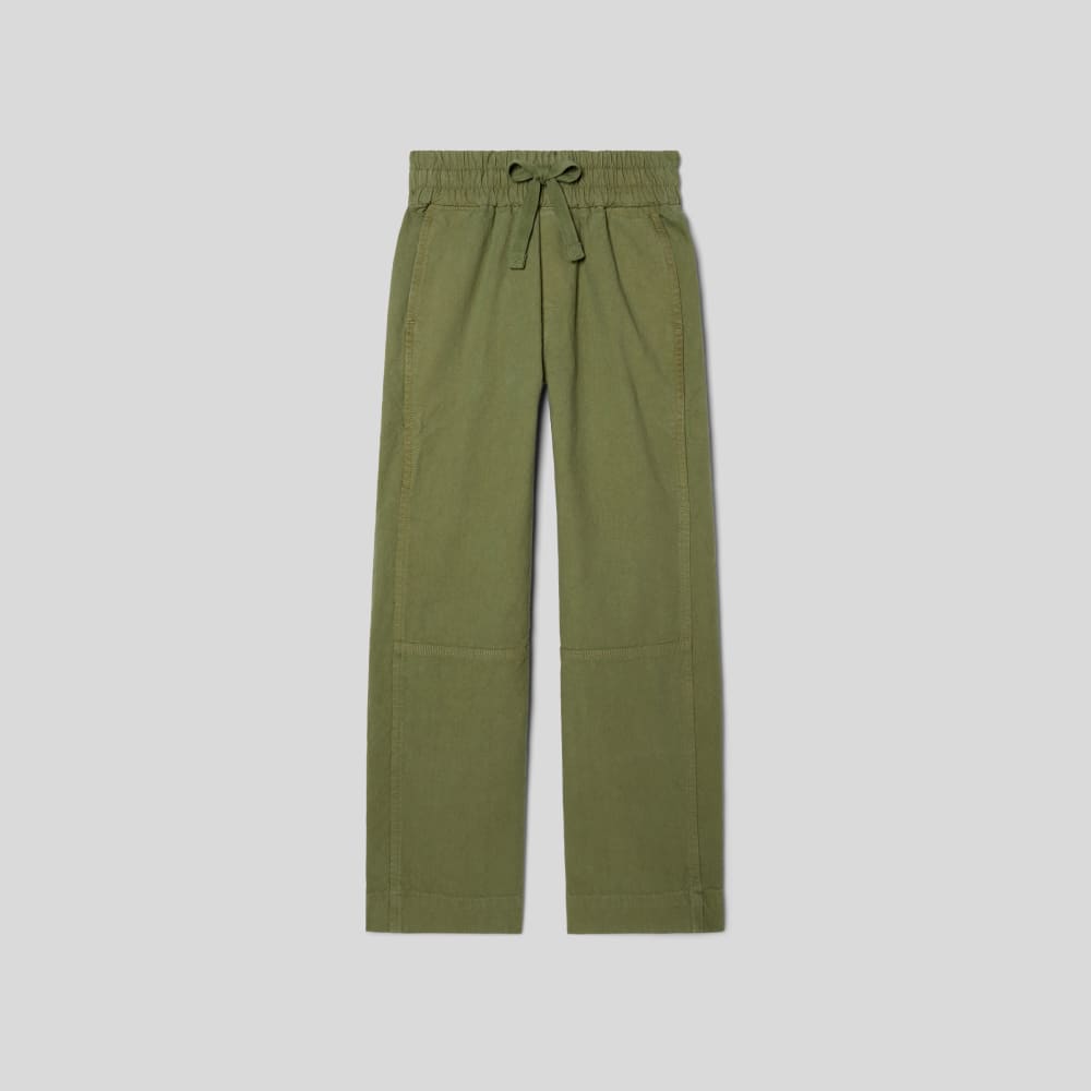 The Canvas Organic Cotton Pull-On Pant | Forest Green