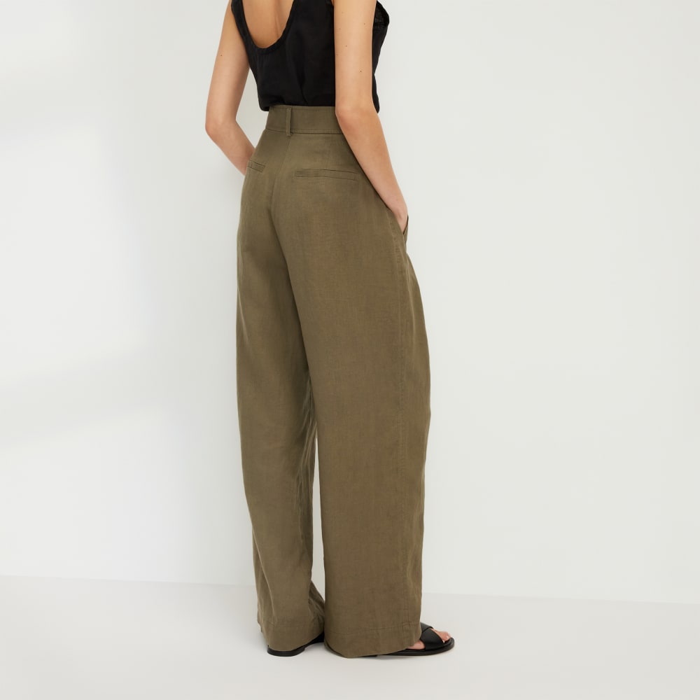 The Linen Way-High® Drape Pant  | Kalamata