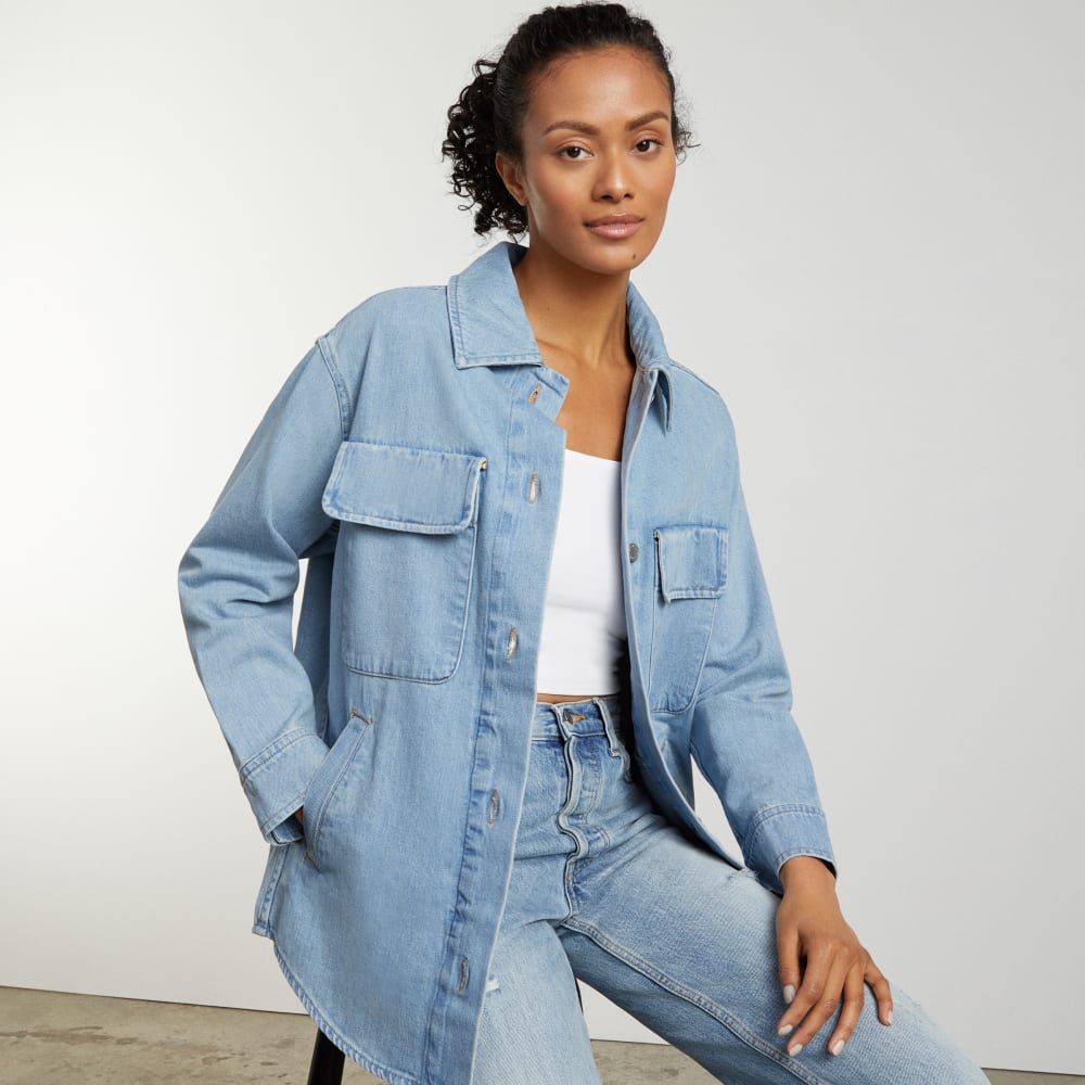 The Denim Shirt Jacket | Myrtle Sky