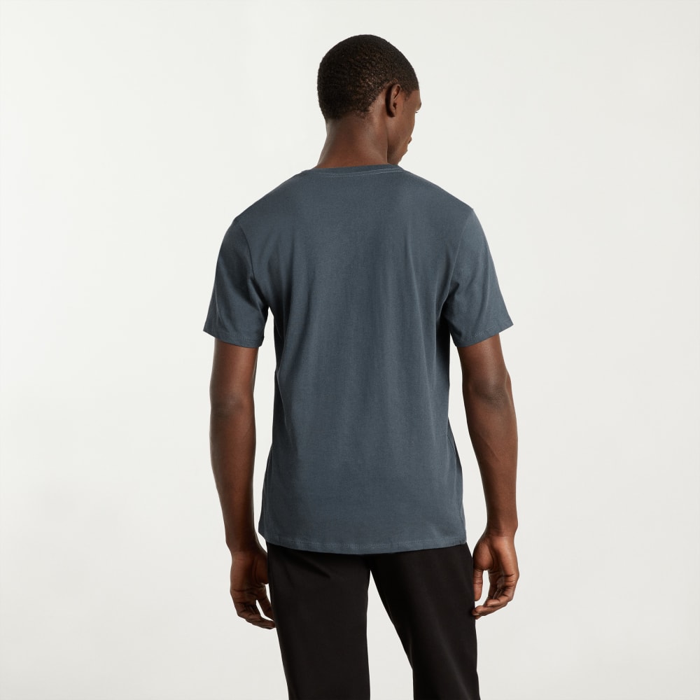 The Organic Cotton V-Neck Tee | Dark Slate