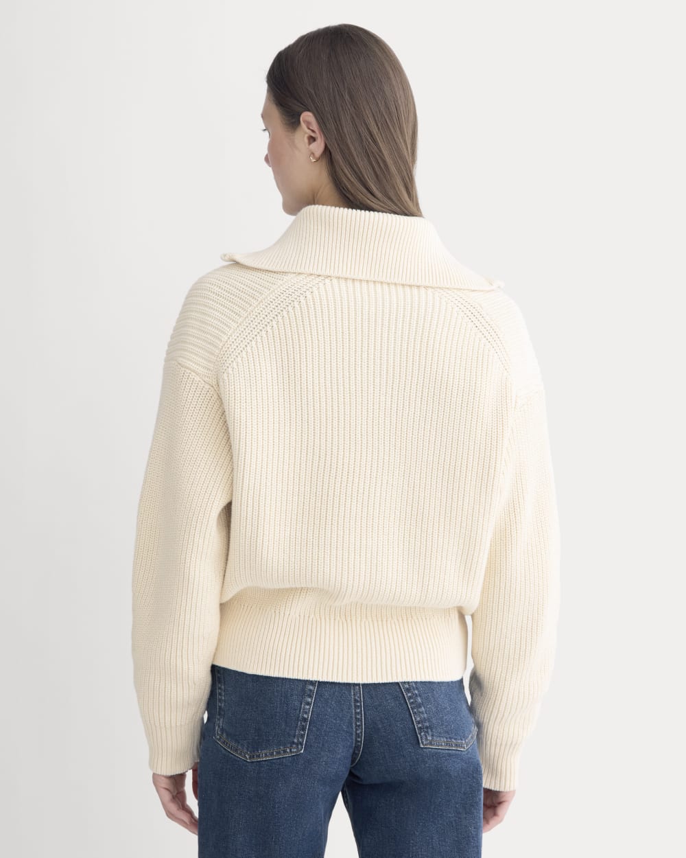The Full-Zip Sweater in Everyday Cotton | Canvas