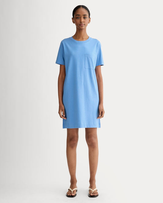 The Organic Cotton Weekend Tee Dress | Blue Opal