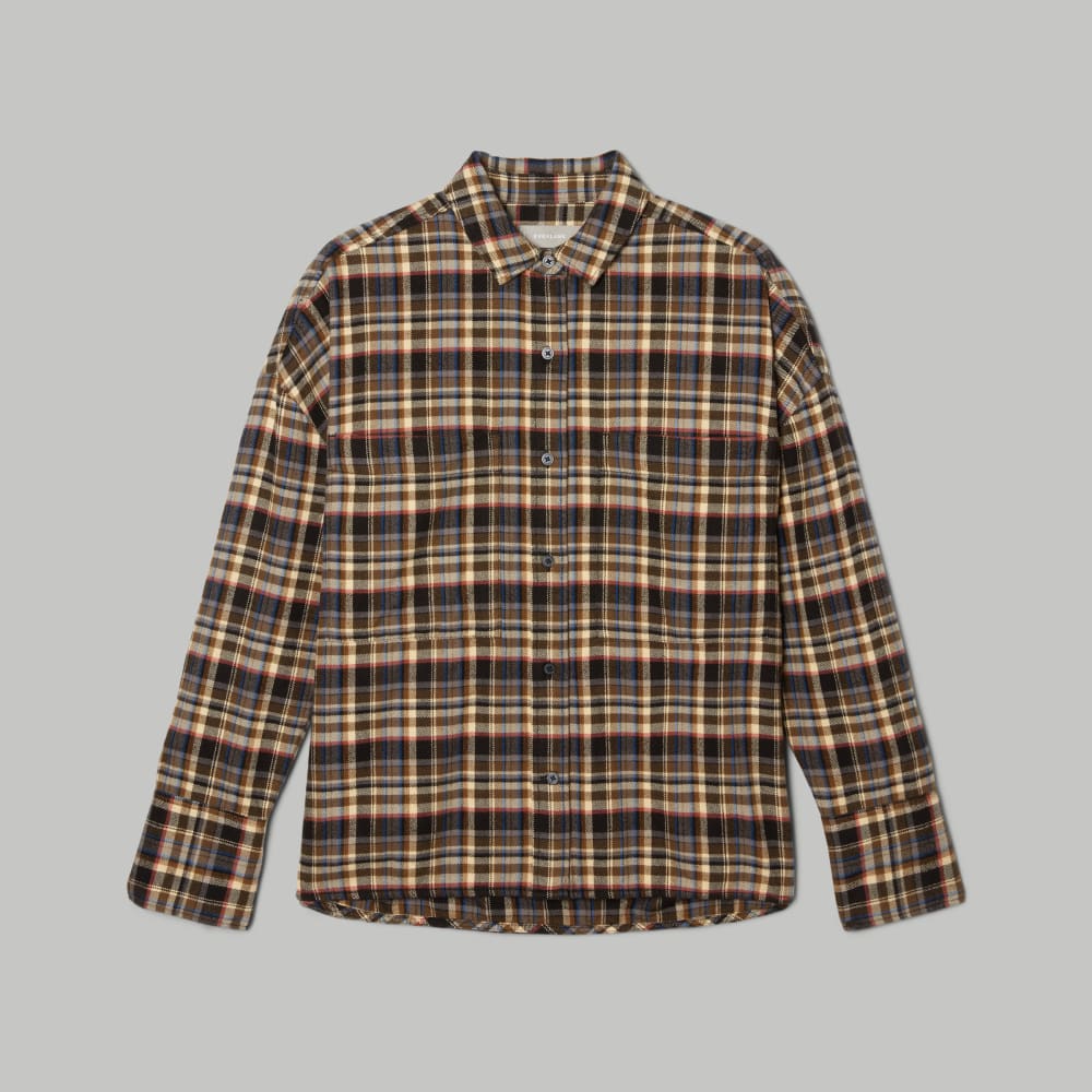 The Boxy Flannel | Multi Plaid