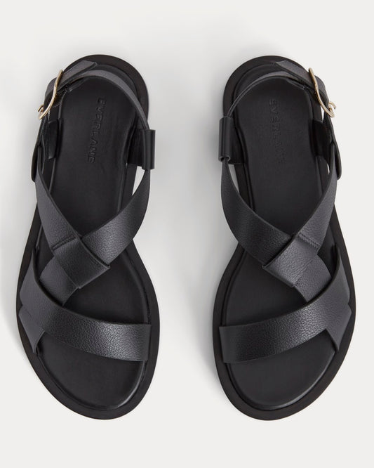 The City Strap Sandal |  Black