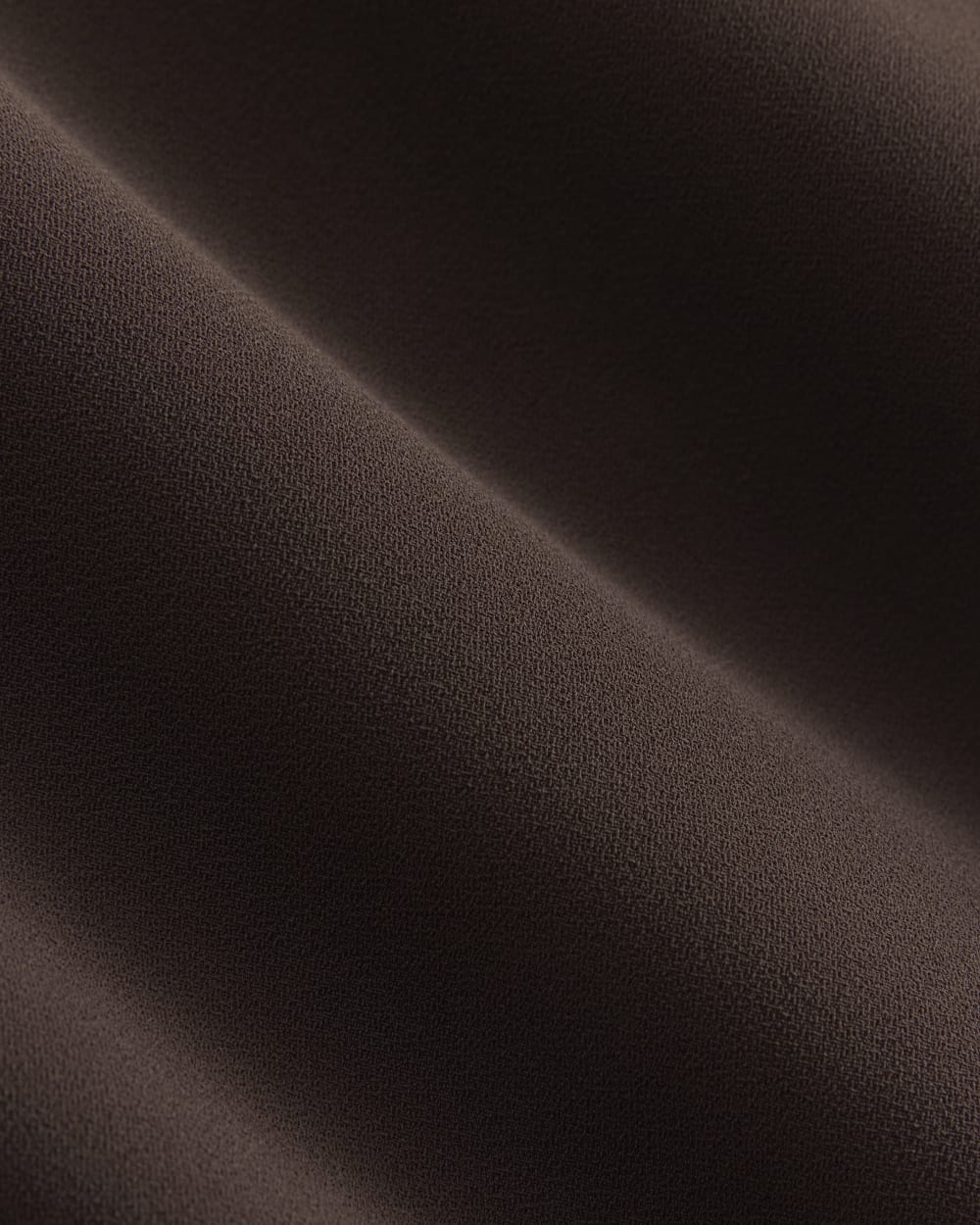 Drapey Crepe Top | Dark Chocolate