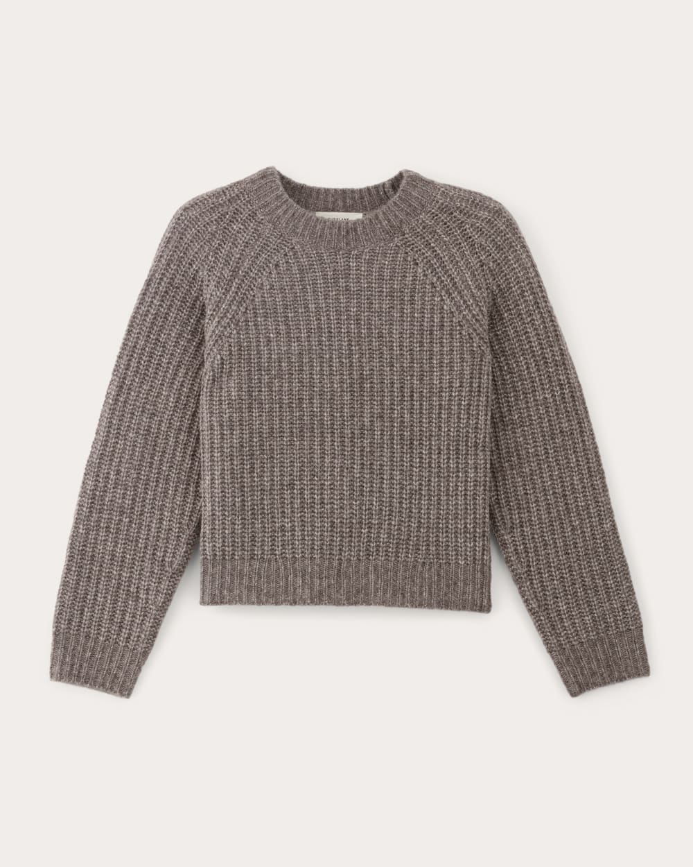 The Fisherman Crew in Cloud | Taupe Melange