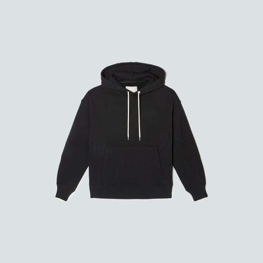 The Track Organic Cotton Popover | Black