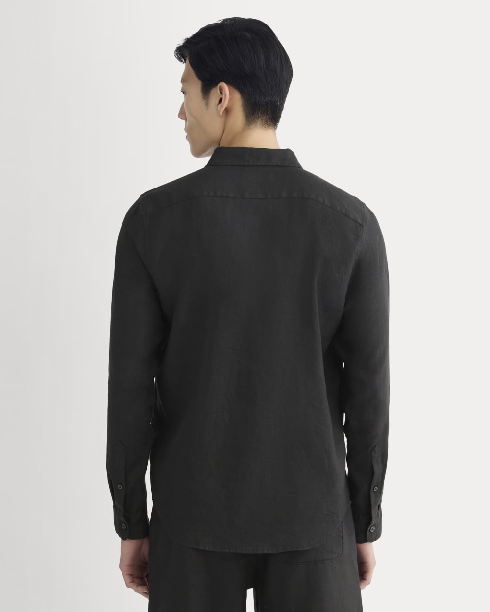 The Classic Shirt in Linen | Black