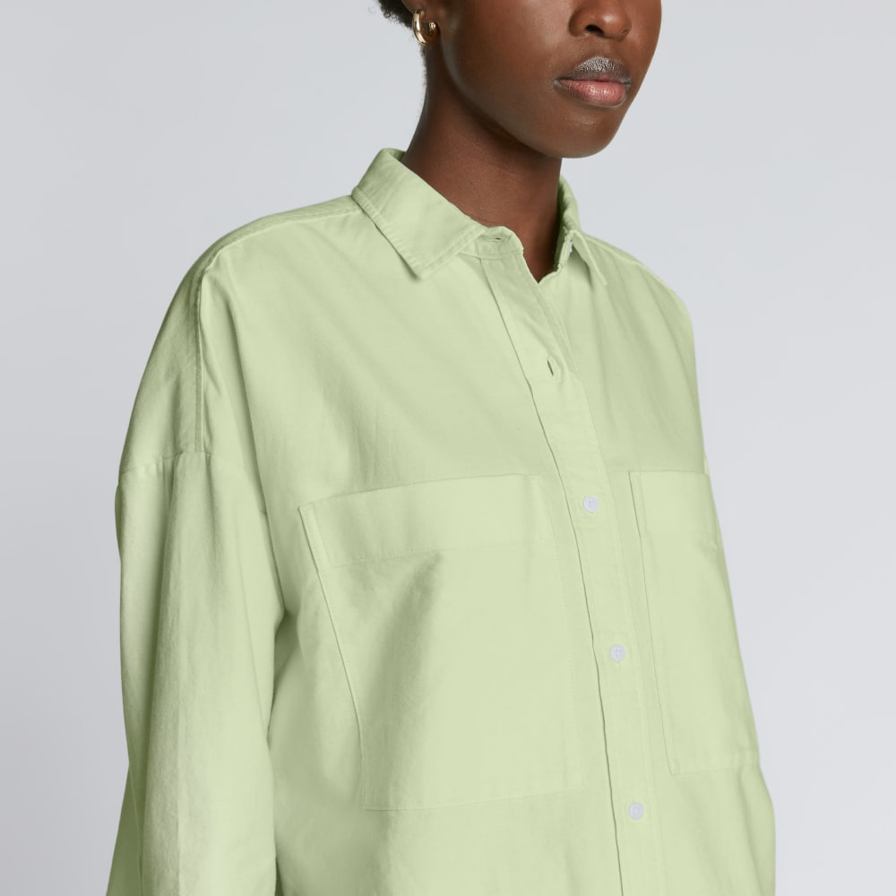 The Boxy Oxford | Seafoam Green
