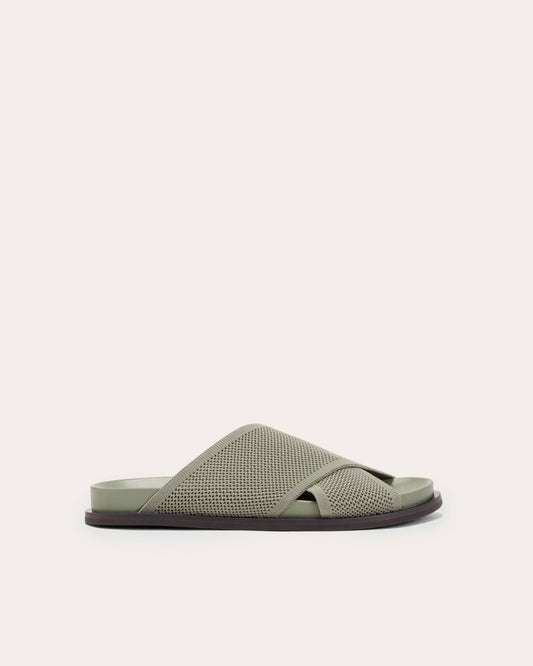The ReKnit Form Crossover Sandal | Seagrass