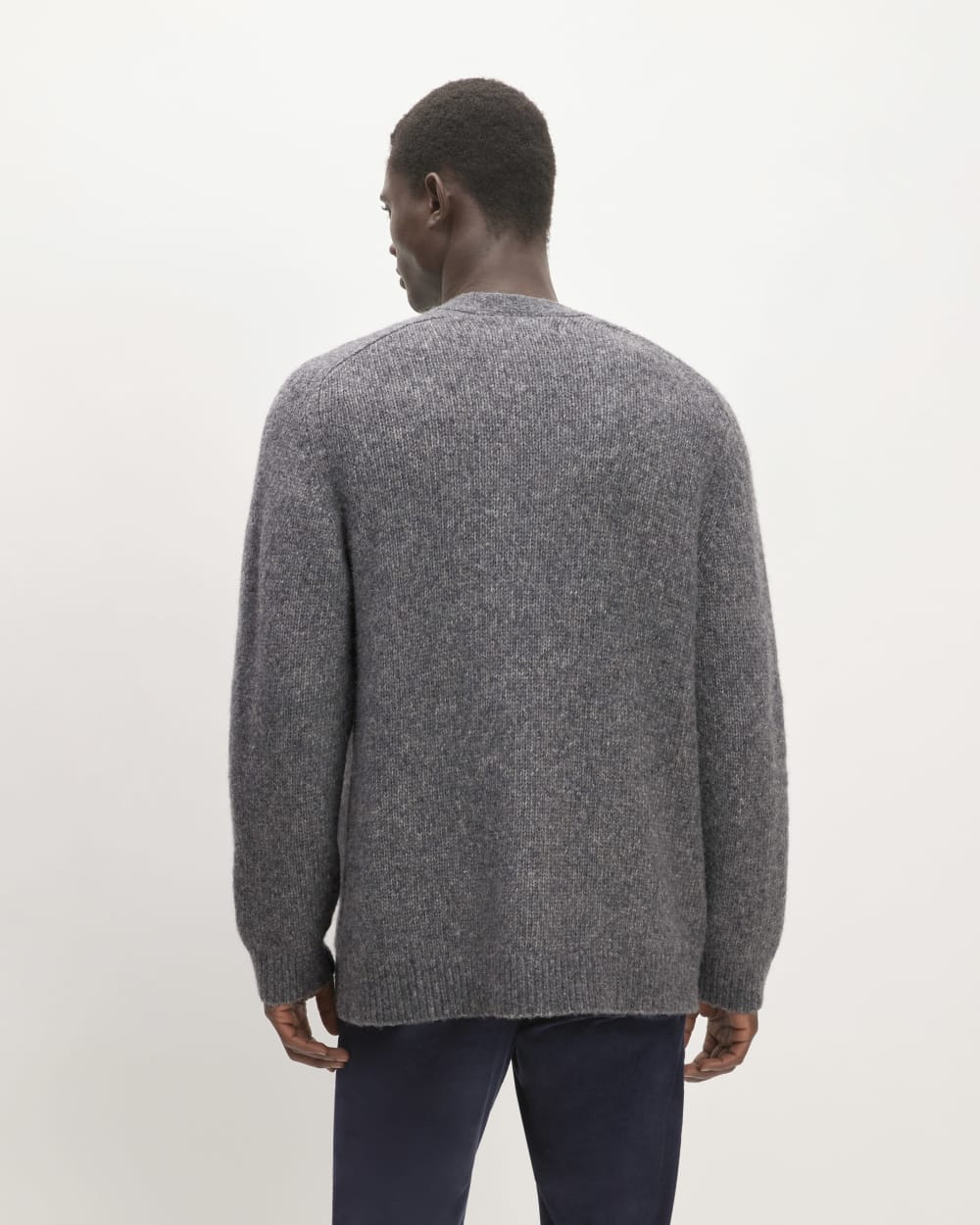 The Cloud Relaxed Cardigan | Heathered Dark Charcoal