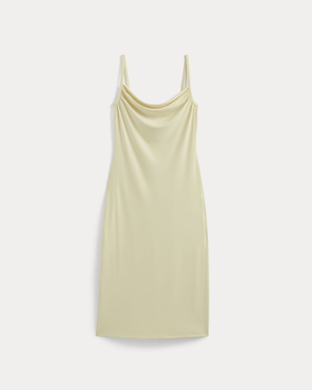 The Tank Midi Dress in Butterknit | Light Yellow