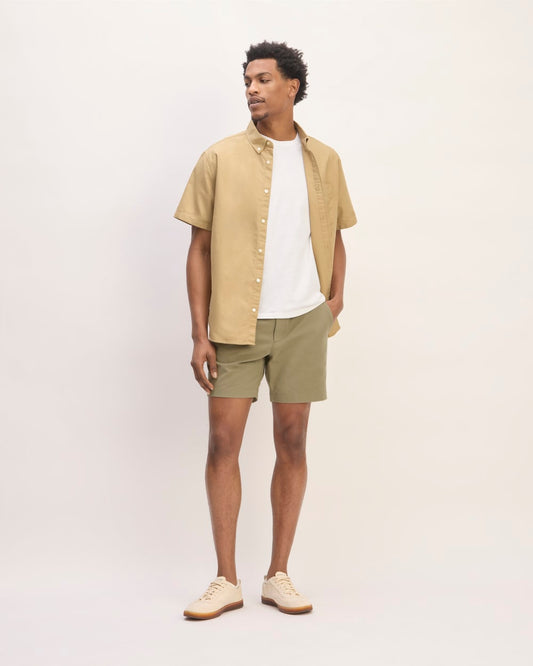 The Pull-On Performance Chino Short | Pale Green