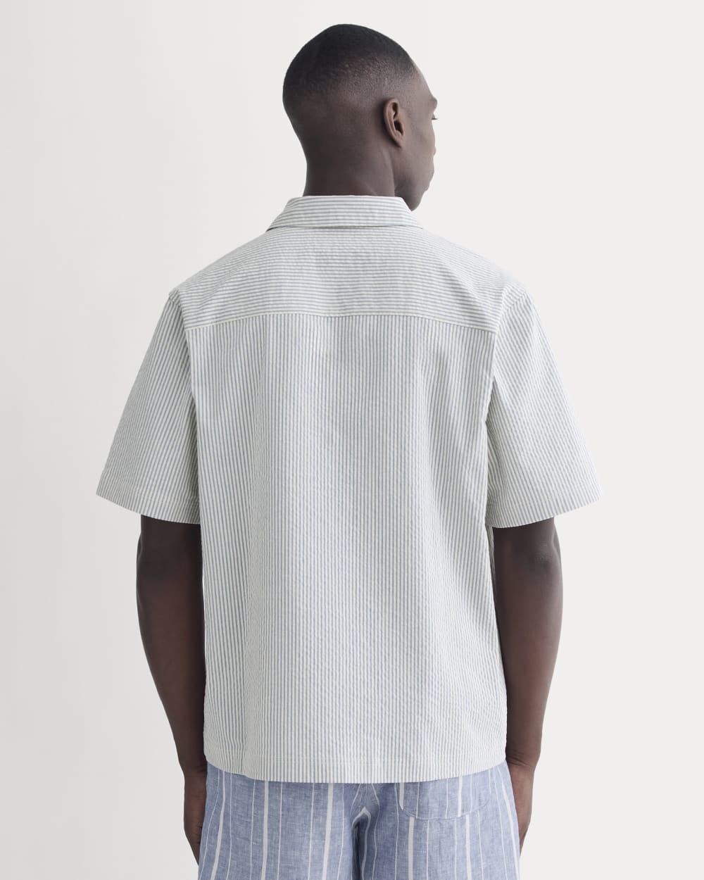 The Seersucker Resort Shirt | Dutch Blue / Natural