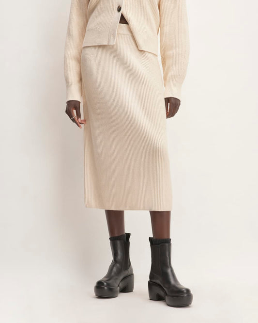 The Organic Cotton Sweater Midi Skirt | Canvas