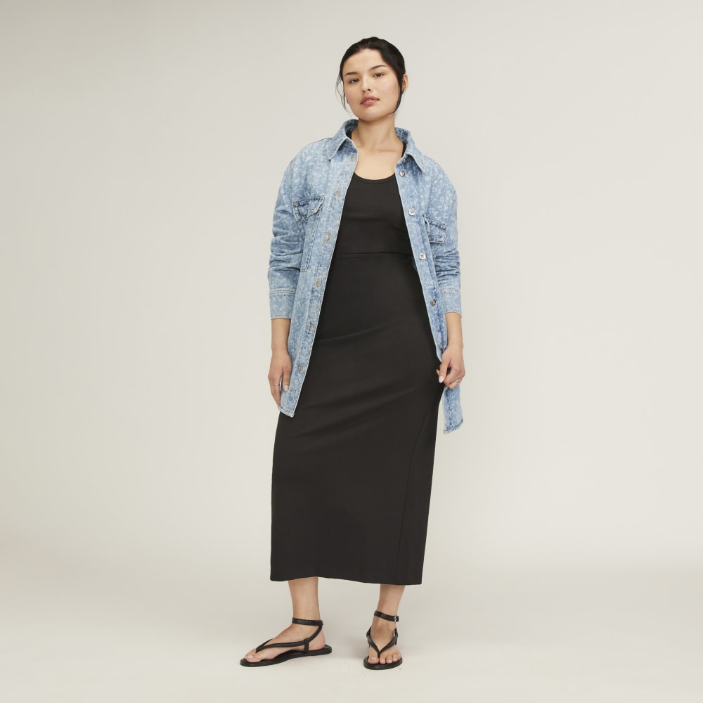 The Denim Overshirt | Light Painterly Strokes