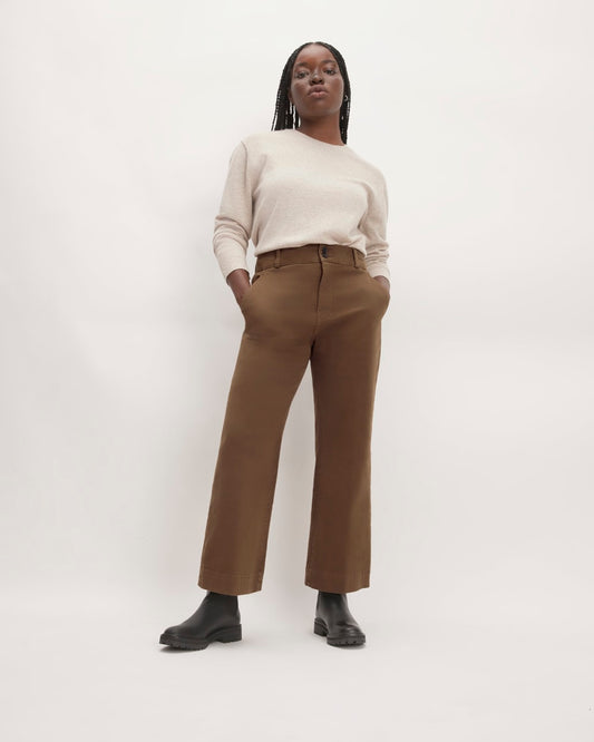 The Organic Kick Flare Pant | Cocoa