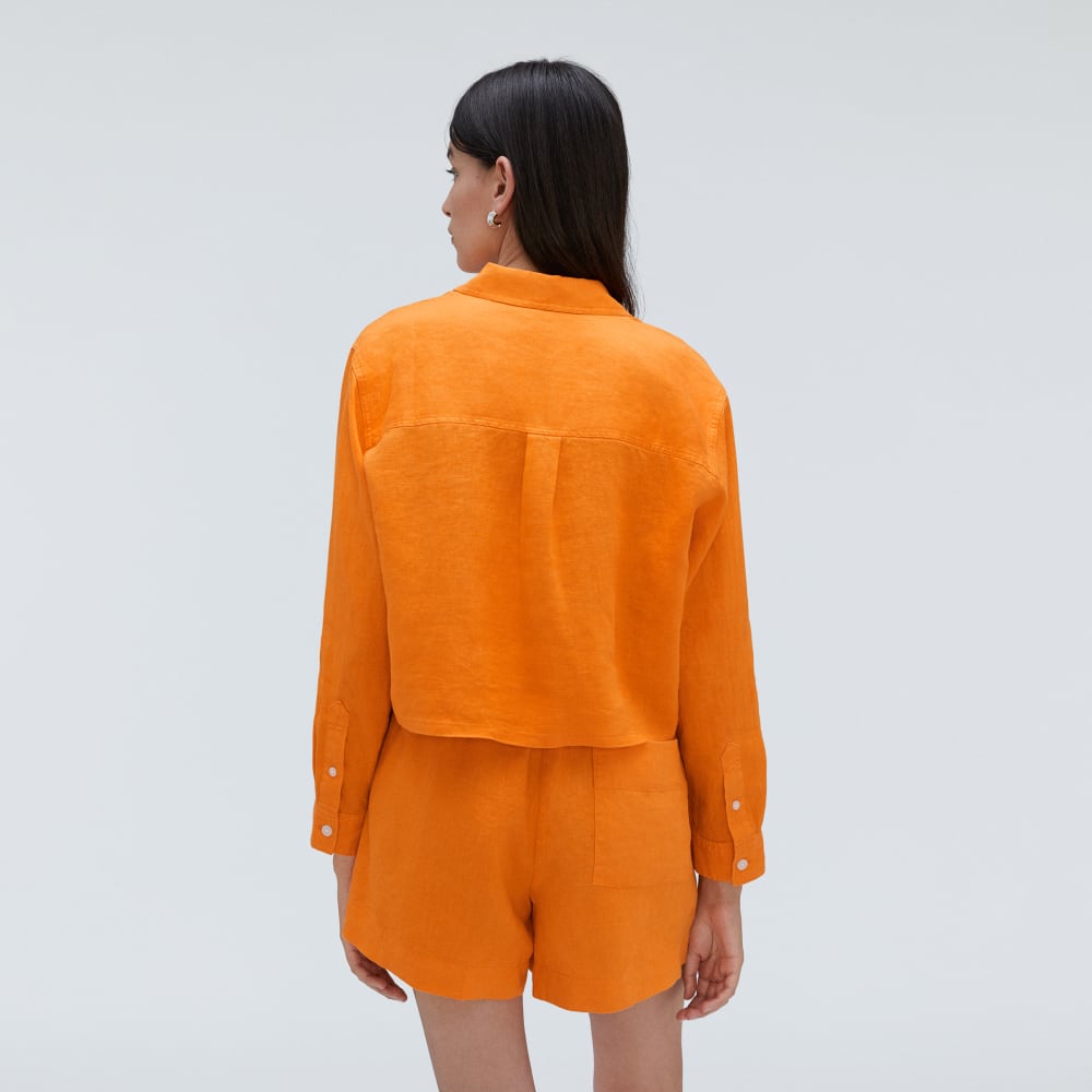 The Linen Way Short Shirt | Turmeric