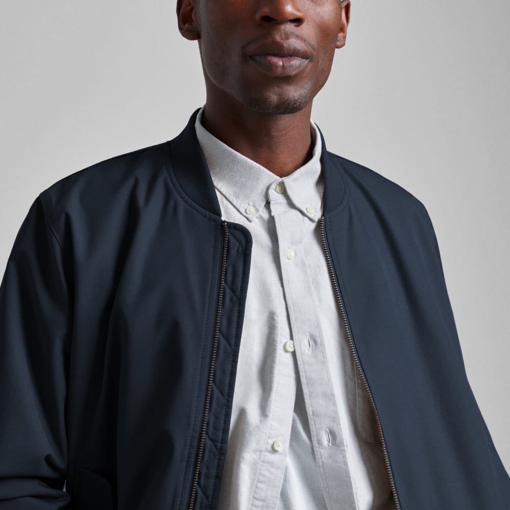 The Slim-Fit Japanese Oxford | Grey | Regular