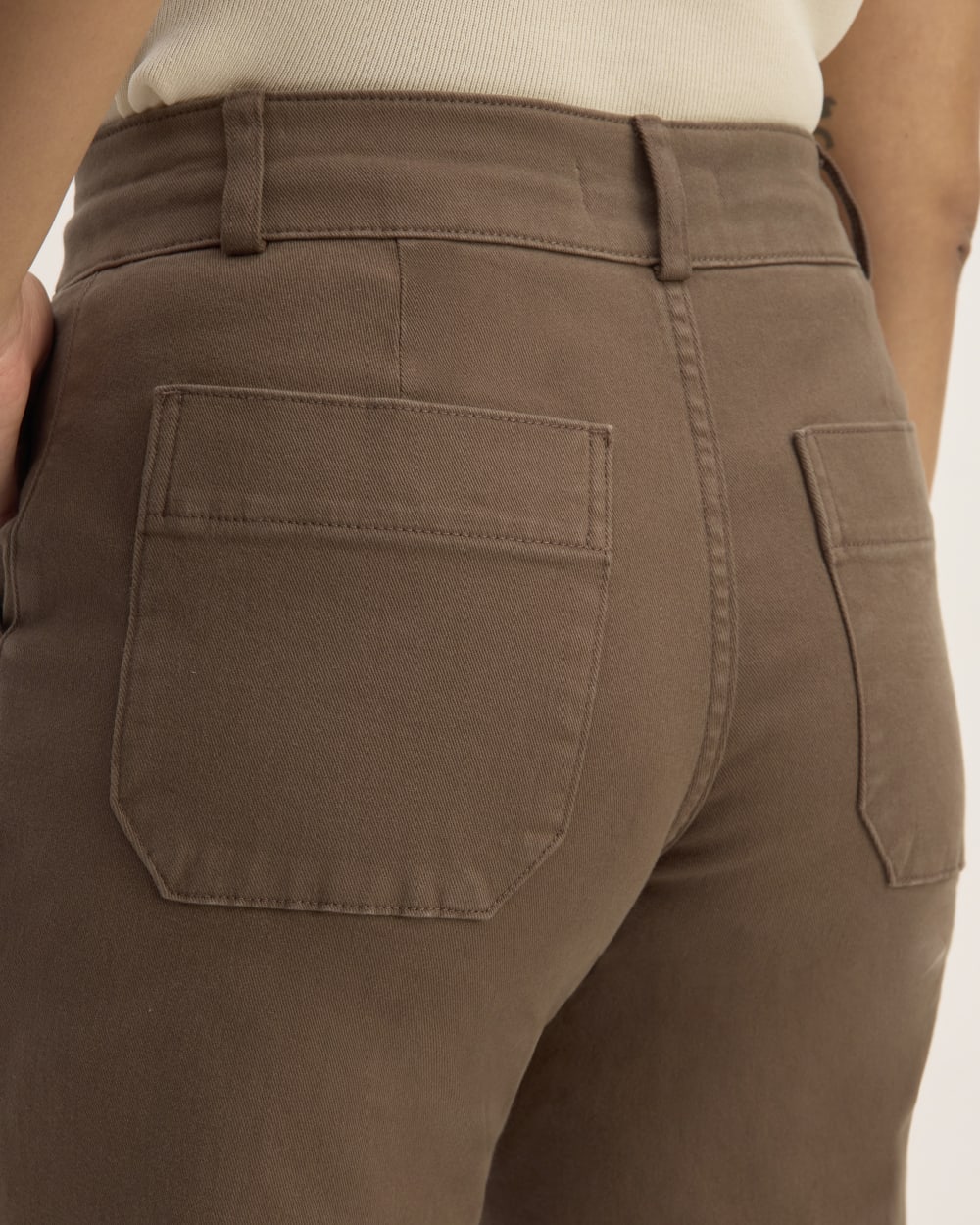 The Organic Straight-Leg Pant | Cocoa