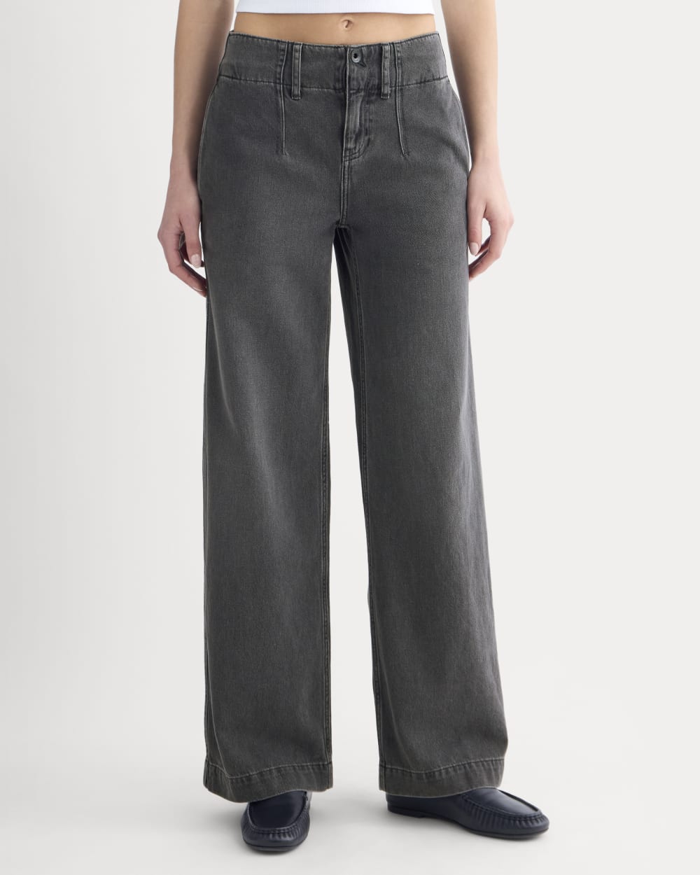 The Mid-Rise Trouser Jean | Black