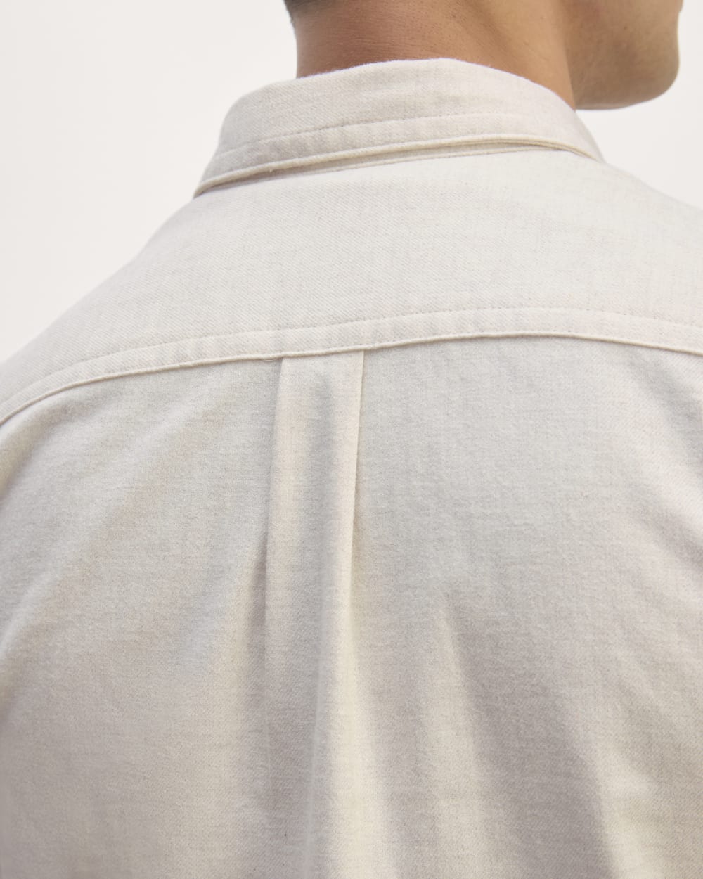 The Brushed Flannel Shirt | Heathered Oat