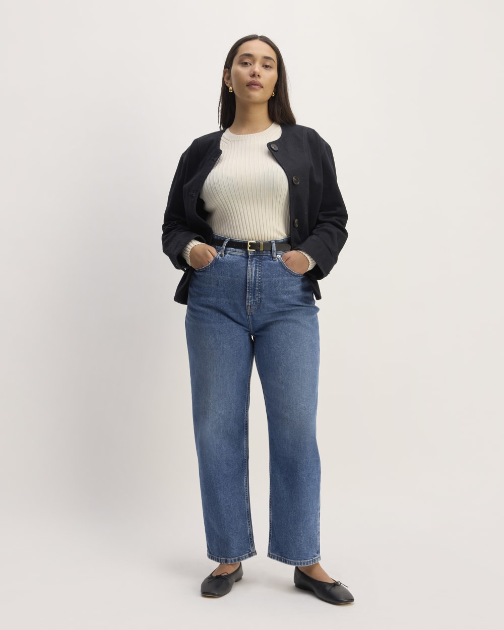 The Way-High® Hourglass Jean | Mid Indigo | 27 1/2 Inseam