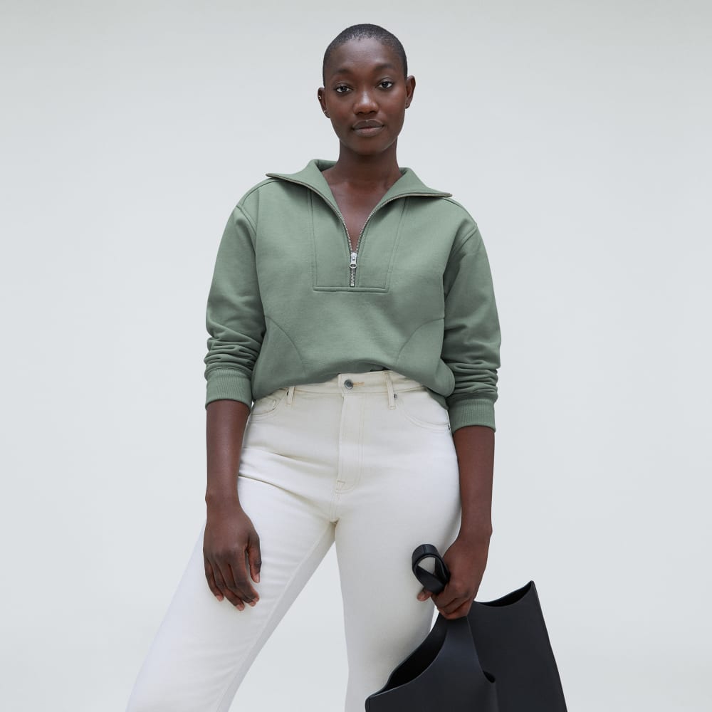 The Track Half-Zip | Lily Pad