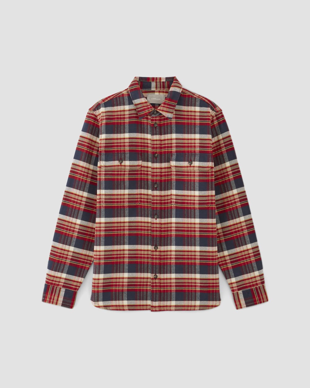The Heavyweight Overshirt | Uniform | True Navy / Haute Red / Honey