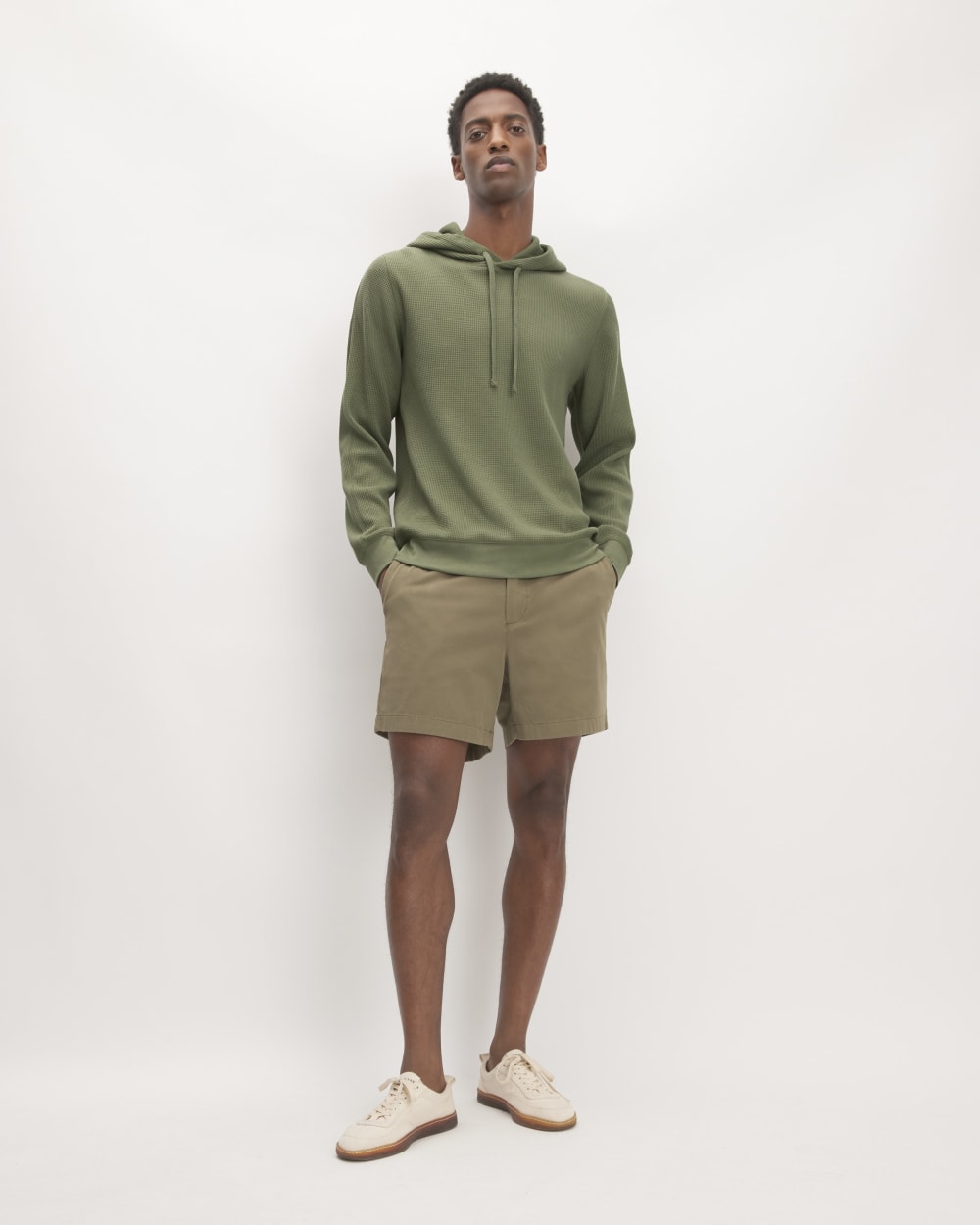 The Waffle-Knit Hoodie | Kalamata