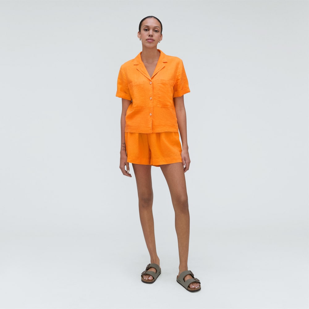 The Linen Workwear Shirt | Turmeric