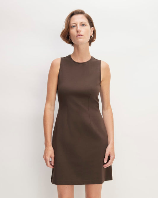 The Dream '90s Shift Dress | Earth Brown