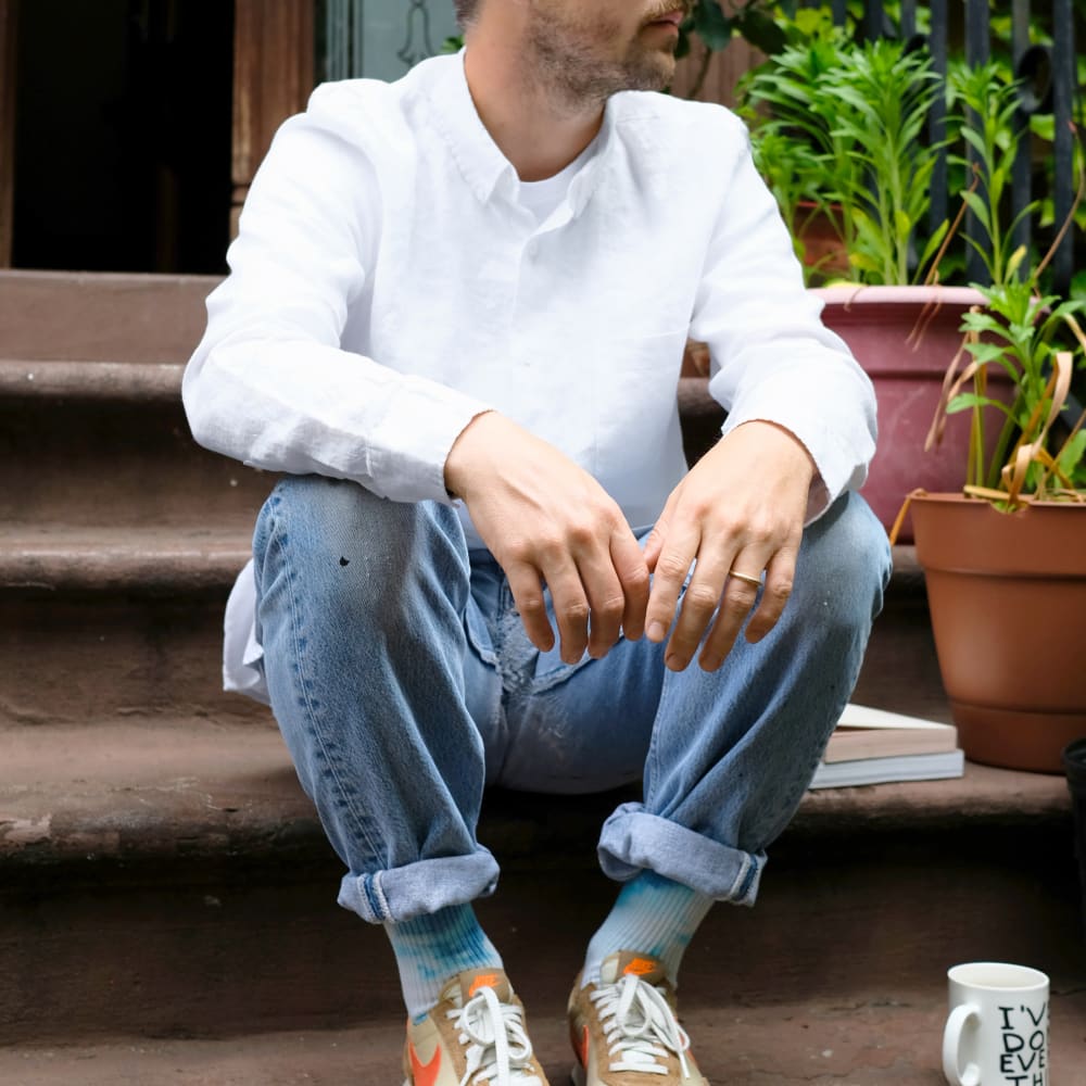 The Classic Shirt in Linen | White