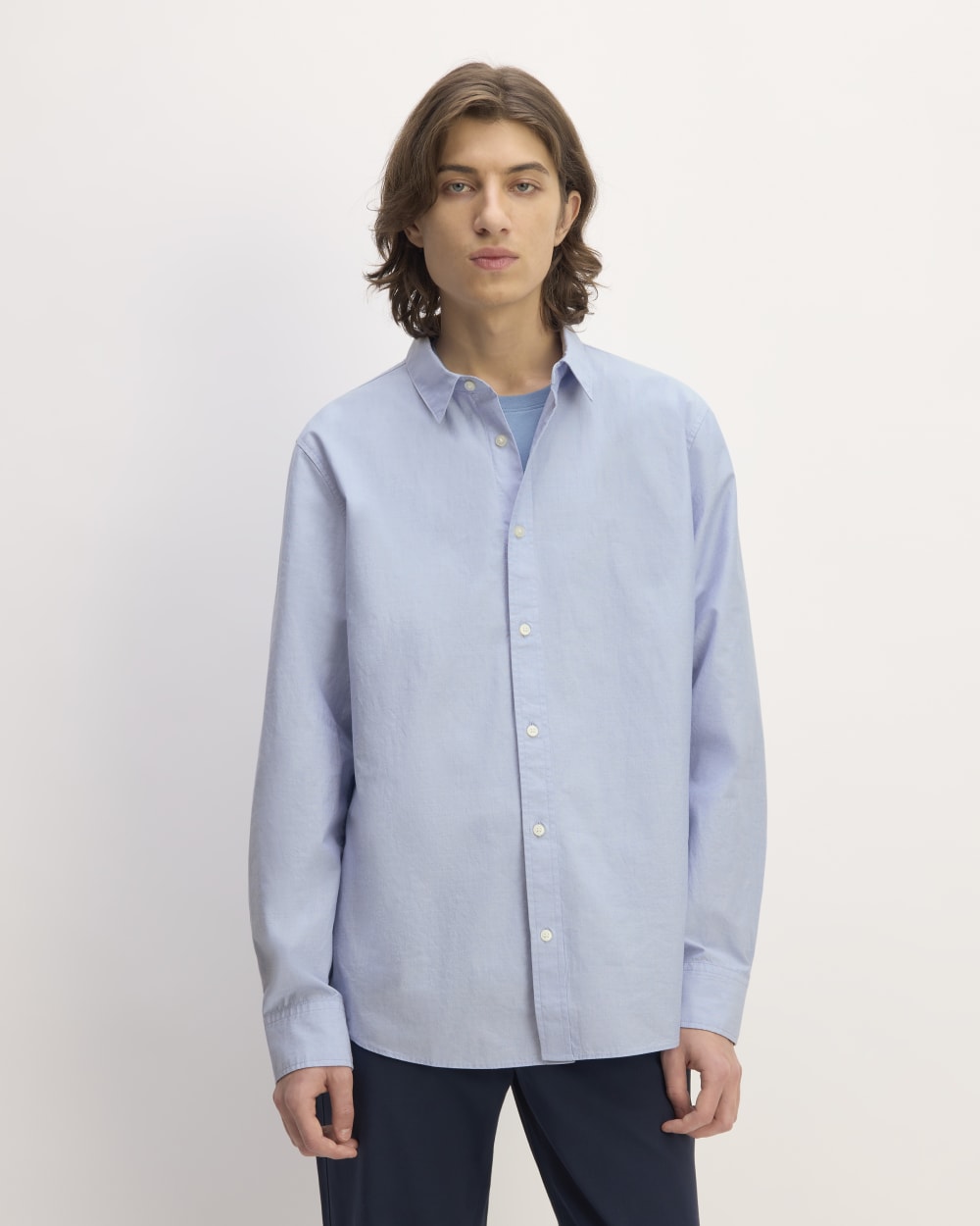 The Supima® Poplin Shirt | Light Blue