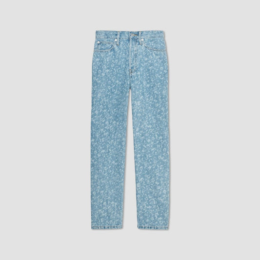 The Rigid Way-High® Jean  | Light Painterly Strokes | 27.5 Inseam