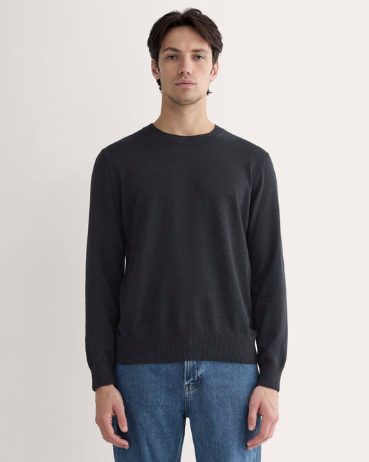 The No-Sweat Sweater | Uniform | Heathered Midnight