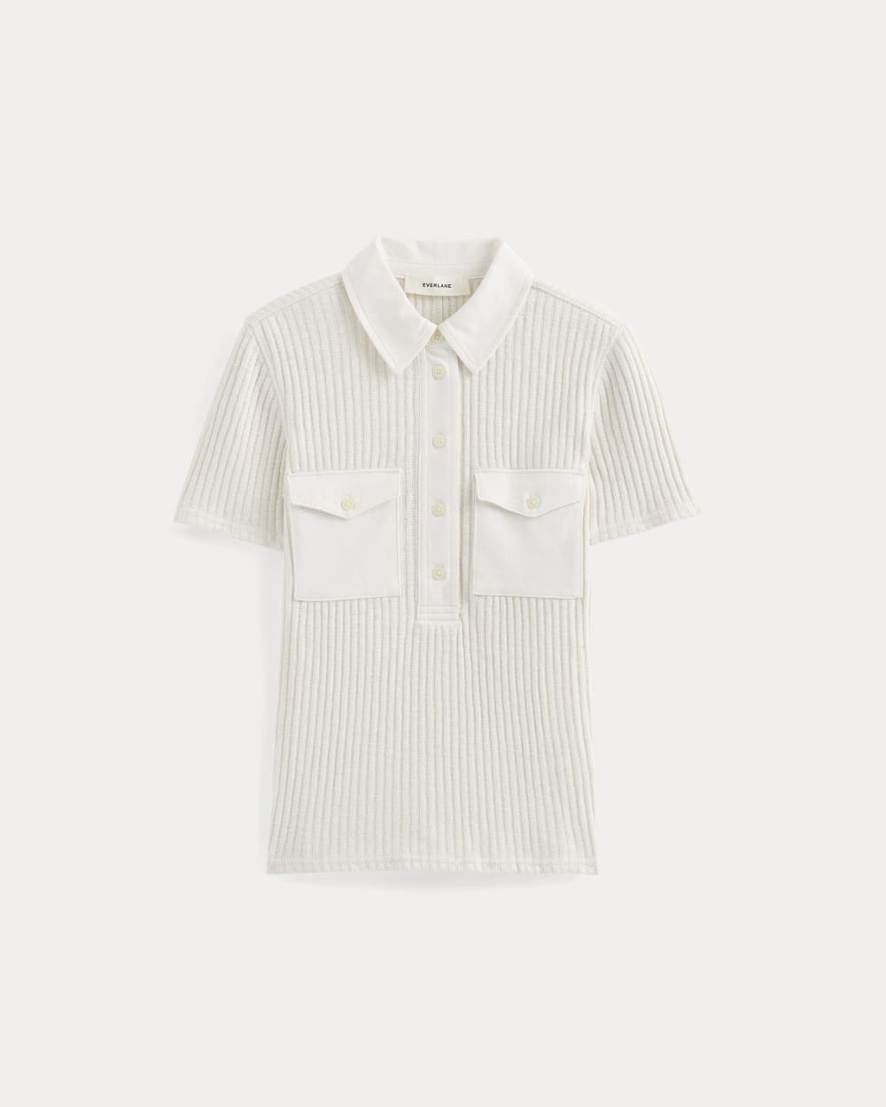The Cozy Rib Polo | Bone