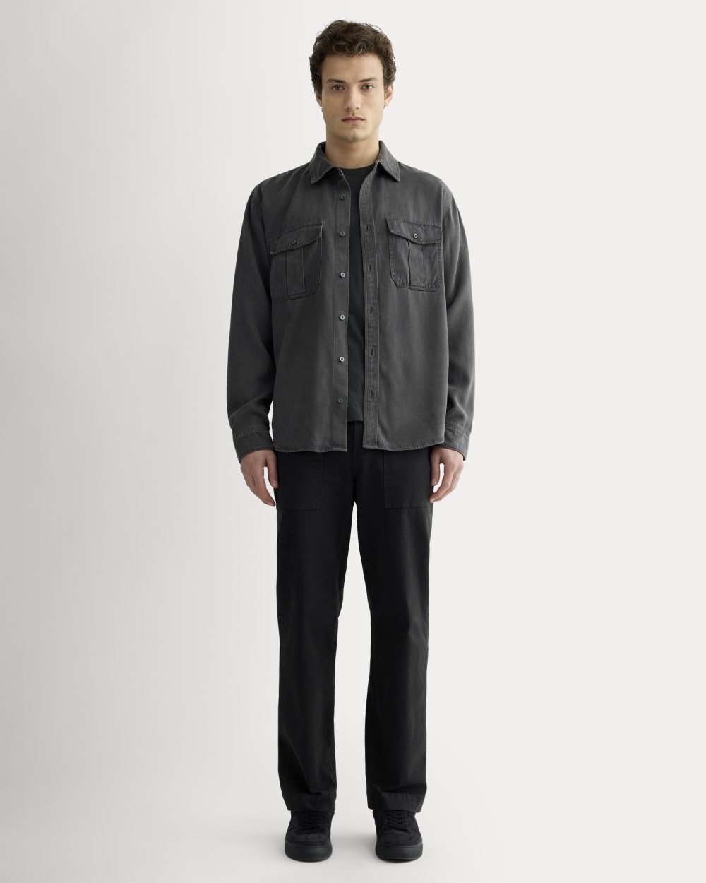 The Utility Shirt Jacket in Buttersoft | Graphite