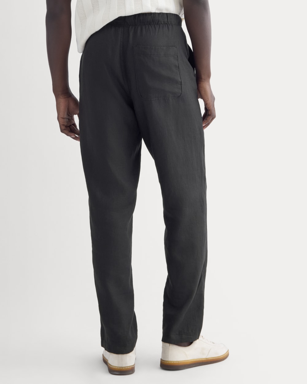The Linen Easy Pant | Black