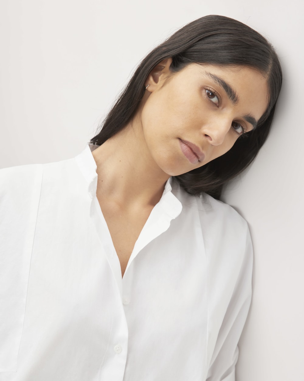 The Oversized Raglan Shirt | White