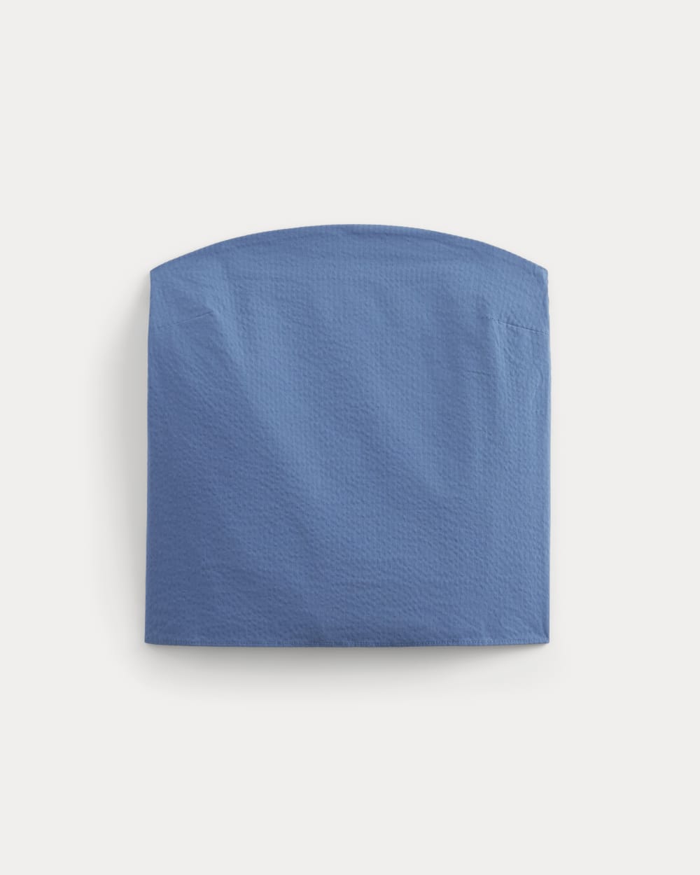 The Seersucker Tube Top | Soft Cobalt