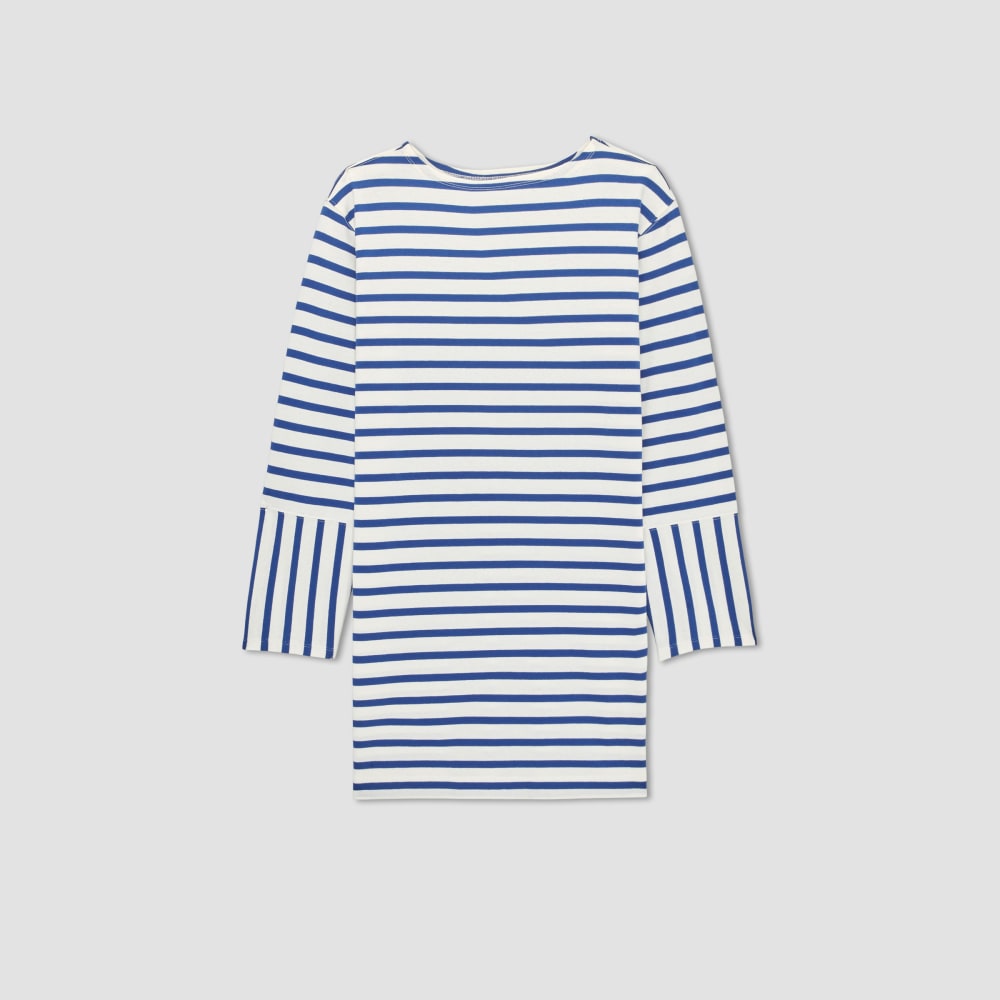 The Mariner Dress | Canvas Tan / Mazarine Blue
