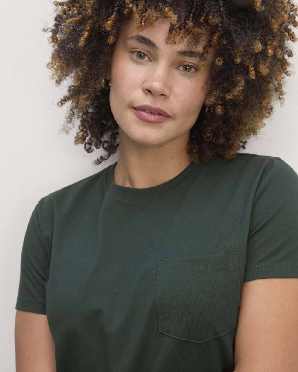 The Box-Cut Tee in Essential Cotton | Scarab | Pocket