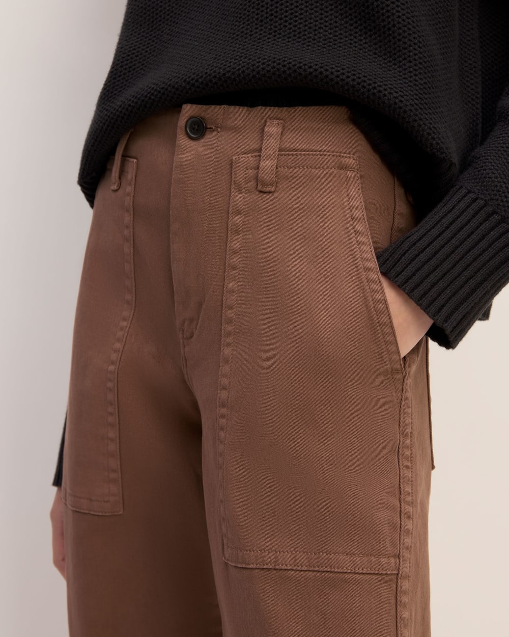The Organic Utility Pant | Carob Brown
