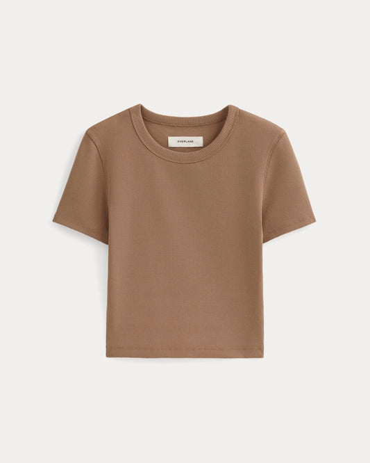 The ’90s Rib Tee | Mocha
